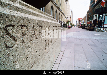 Sparks Street Mall, Ottawa, Ontario, Canada Stock Photo