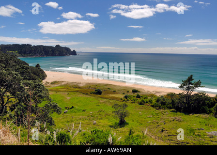 Beach near Hot Water Beach Coromandel Peninsula North Island New Zealand Stock Photo