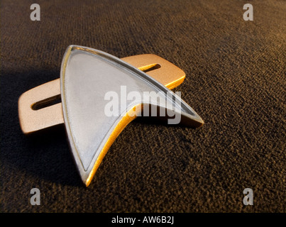 Star Trek communicator badge Stock Photo