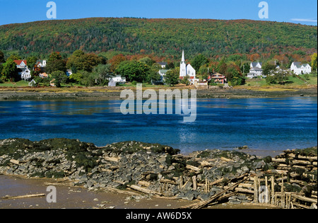 Annapolis River, Annapolis Royal, Nova Scotia, Canada Stock Photo
