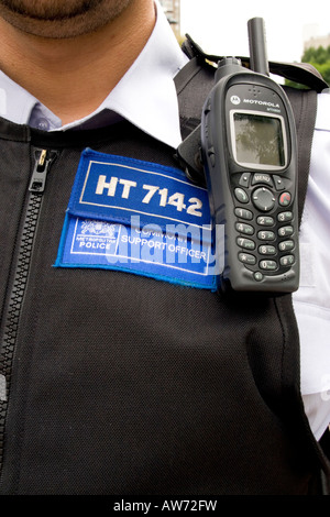 Community support officers in Whitechapel Tower Hamlets East London Stock Photo