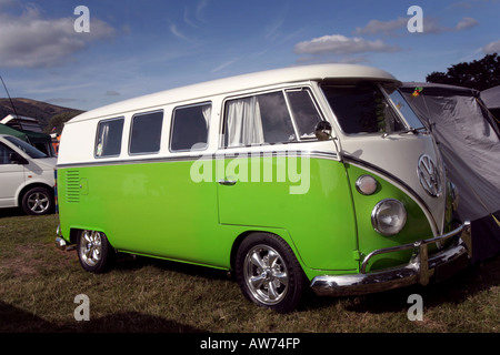 The Volkswagen Kombi Camper Van  is a utility vehicle that has achieved both classic and cult status during its production Stock Photo