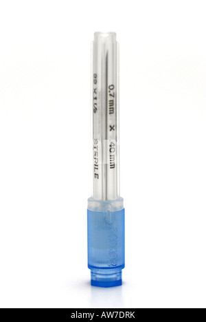 Disposable Needle for Hypodermic Syringe Stock Photo