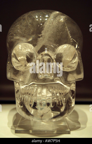 Crystal skull Stock Photo