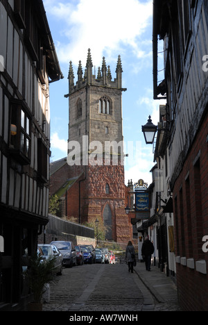 St Julians church in Shrewsbury Shropshire Stock Photo