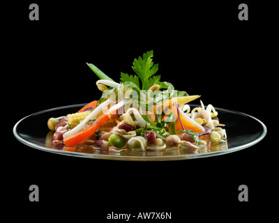 Bean salad editorial food Stock Photo