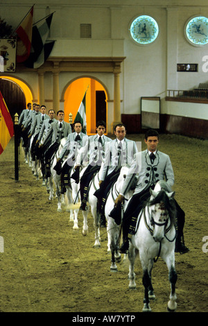 Spain, Andalusia, Jerez de la Frontera. The Royal Andalusian School of Equestrian Art Stock Photo