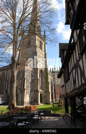 St Alkmunds church in Shrewsbury Shropshire Stock Photo