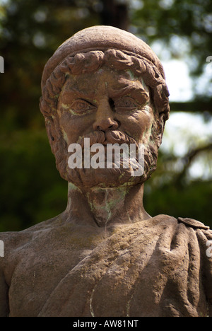 Odysseus bust, Stavros village, Ithaki, Greece Stock Photo - Alamy