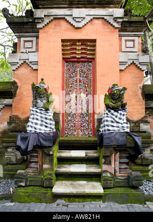 Sacred Balinese Shrine Ubud Bali Indonesia Stock Photo