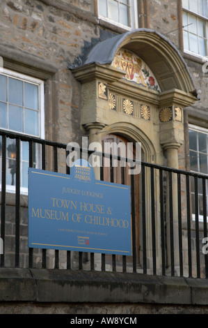 town house and museum of childhood at judges lodgings at lancaster in lancashire england uk Stock Photo