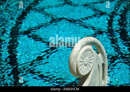 Outdoor pool Hurst Castle, San Simeon, California, USA Stock Photo