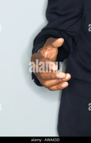 Outstretched hand Stock Photo