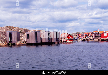 Skarhamn in Tjorn at the swedish archipelago Stock Photo