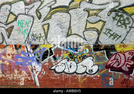 Graffiti, vandalism and criminal damage, Art Stock Photo - Alamy