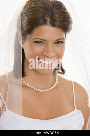 Portrait of a bride Stock Photo