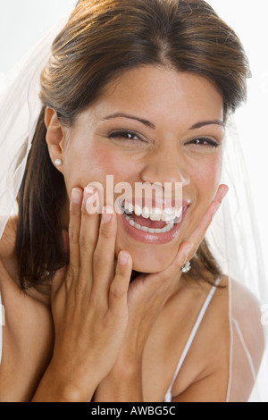 Portrait of a bride Stock Photo