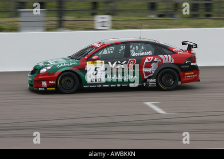 Fabrizio Giovanardi in the VX Racing Vauxhall Vectra BTCC touring car Stock Photo