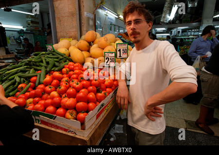 West Jerusalem Israel Machane Yehuda market Stock Photo