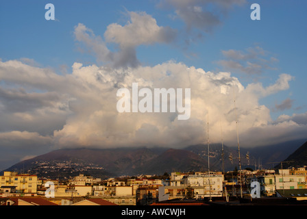 From Castellammare di Stabia to the Mount Vesuvius Monte Vesuvio Campania Italy Italia Stock Photo