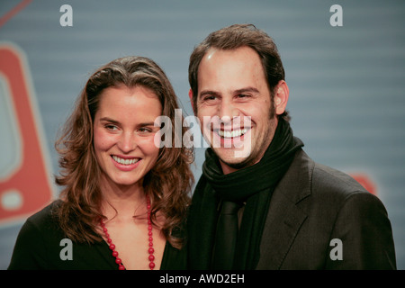 Simone Hanselmann and Moritz Bleibtreu, opening night of the movie 'Free Rainer - dein Fernseher luegt' by director Hans Weinga Stock Photo