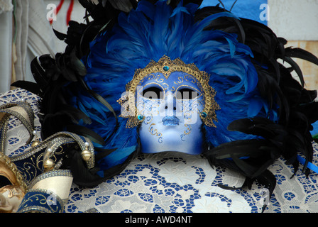 Carnival mask, Burano, Burano Island, Venice, Veneto, Italy, Europe Stock Photo