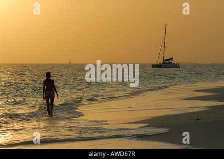 Playa Sirena beach, Cayo Largo del Sur, Cuba, Caribbean Stock Photo