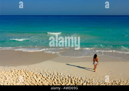 Playa Sirena beach, Cayo Largo del Sur, Cuba, Caribbean Stock Photo