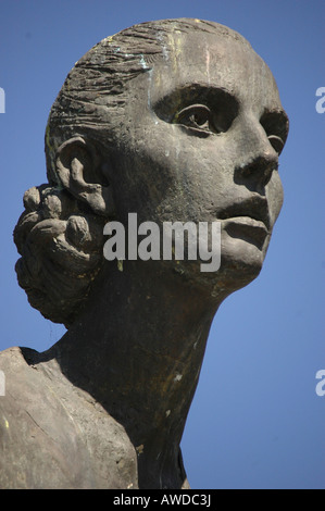 Eva Peron statue at Avenida Libertador in Buenos Aires, Argentina Stock ...