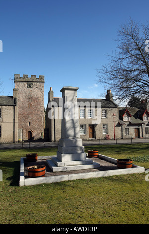 The village of Monymusk in Aberdeenshire, Scotland, UK Stock Photo