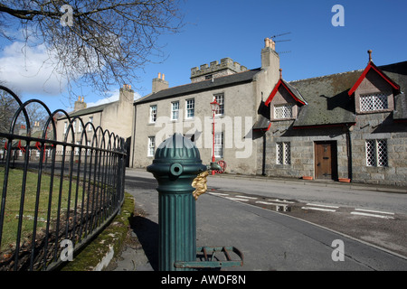 The village of Monymusk in Aberdeenshire, Scotland, UK Stock Photo