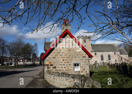 The village of Monymusk in Aberdeenshire, Scotland, UK Stock Photo