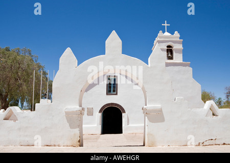 Iglesia San Pedro church in San Pedro de Atacama, Región de Antofagasta, Chile, South America Stock Photo