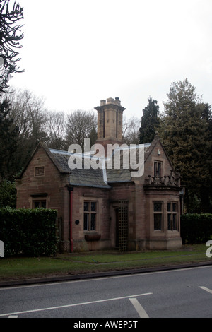 Rufford Country Park lodge at the Western Gates Rufford Abbey Former Cistercian Abbey near Ollerton in Nottinghamshire UK Stock Photo