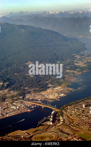 Aerial view of Vancouver, British Columbia Canada Stock Photo - Alamy