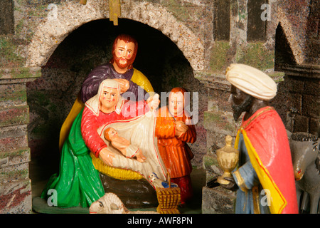 Bohemian nativity scene, Rott am Inn, Upper Bavaria, Bavaria, Germany, Europe Stock Photo