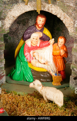 Bohemian nativity scene, Rott am Inn, Upper Bavaria, Bavaria, Germany, Europe Stock Photo