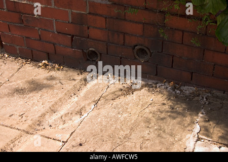 Rainwater channels for garden run off chiselled into Victorian ...