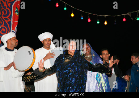Dervish dancers, Sufis, Giza, Egypt, North Africa, Africa Stock Photo