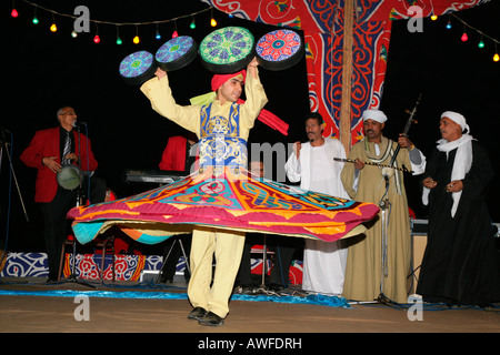 Dervish dancer, Sufis, Giza, Egypt, North Africa, Africa Stock Photo