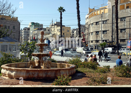 Fountain in Amman, Jordan Stock Photo