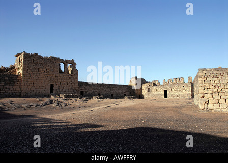 Desert castle Qasr Azraq, Jordan Stock Photo