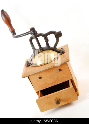 Antique coffee grinder Stock Photo