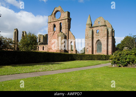 dh Arbroath Abbey ARBROATH ANGUS Ruined abbey buildings Stock Photo