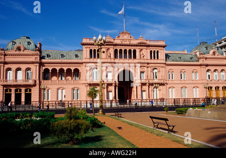 Casa Rosada ,Presidential Palace, Plaza de Mayo, Buenos Aires. Argentina. Stock Photo