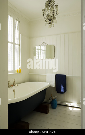 bathroom in the home of a well known London chef Stock Photo