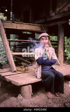 Hill tribe people, Soppong area, Northern Thailand Stock Photo