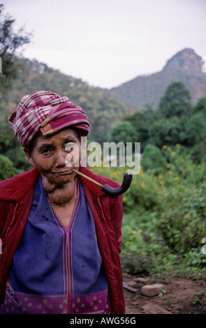 Hill tribe people, Soppong area, Northern Thailand Stock Photo