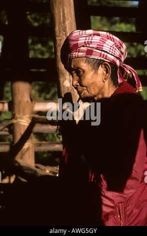 Hill tribe people, Soppong area, Northern Thailand Stock Photo