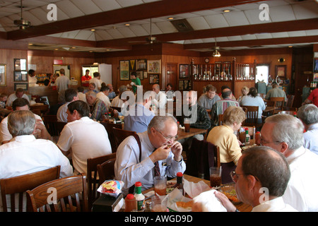 Alabama Decatur Big Bob Gibson BBQ restaurant,inside interior